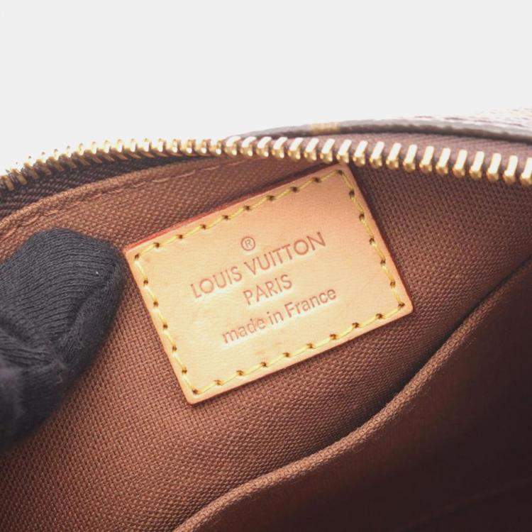 Pre Owned Louis Vuitton Pochette Valmy Brown Monogram Canvas Crossbody Bag