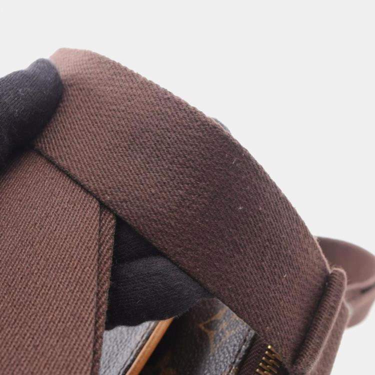 Pre Owned Louis Vuitton Pochette Valmy Brown Monogram Canvas Crossbody Bag