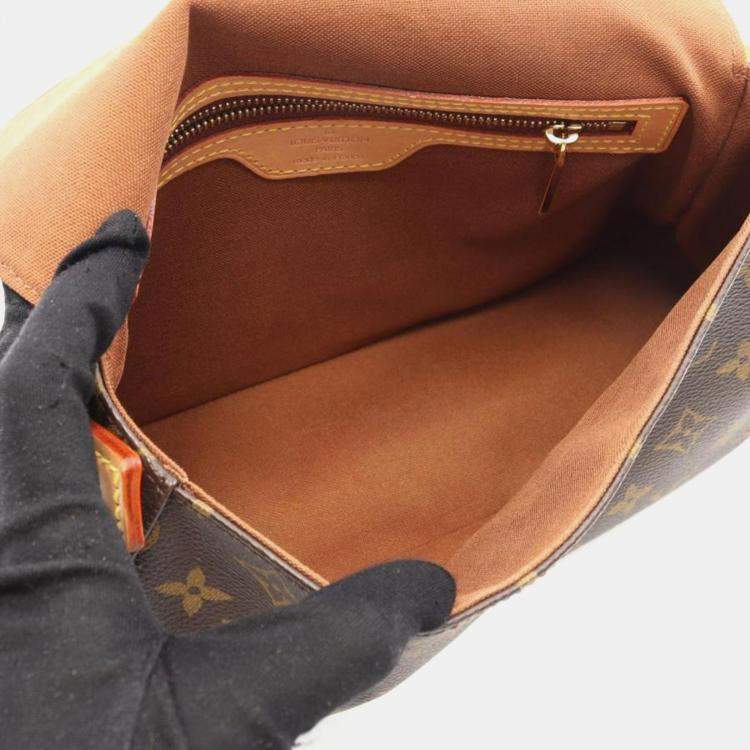 Pre Owned Louis Vuitton Looping Mini Brown Monogram Canvas Shoulder Bag