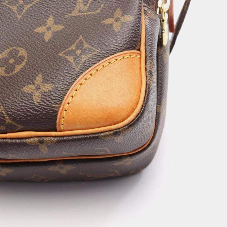 Pre Owned Louis Vuitton Amazon Brown Monogram Canvas Crossbody Bag