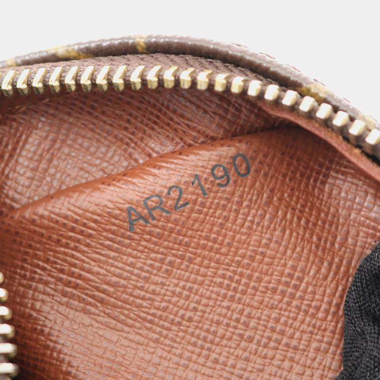 Pre Owned Louis Vuitton Nile Brown Monogram Canvas Shoulder Bag