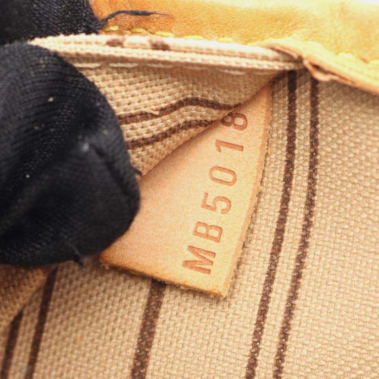Pre Owned Louis Vuitton Neverfull MM Brown Monogram Canvas Tote Bag