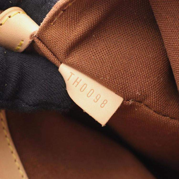 Pre Owned Louis Vuitton Carryall Brown Monogram Canvas Duffle Bag
