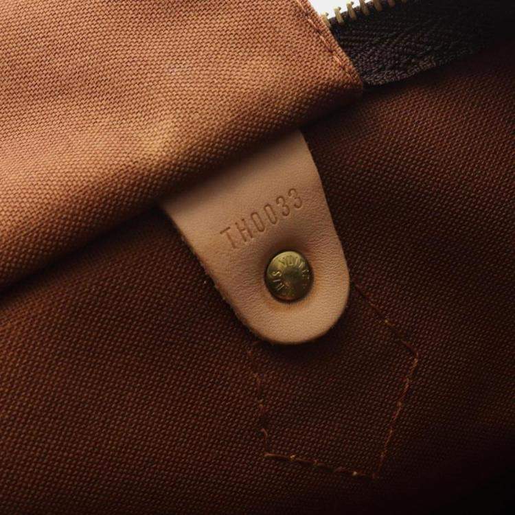 Pre Owned Louis Vuitton Speedy 40 Brown Monogram Canvas Handbag