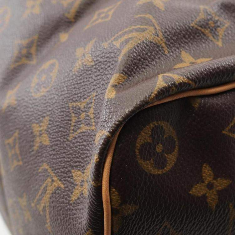 Pre Owned Louis Vuitton Speedy 40 Brown Monogram Canvas Handbag