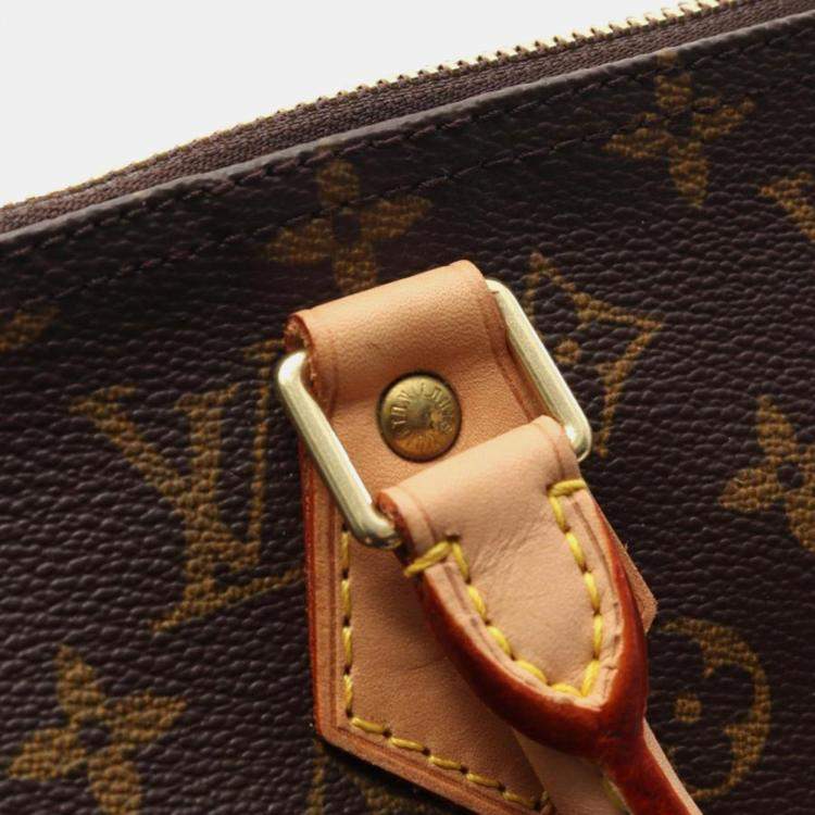 Pre Owned Louis Vuitton Speedy 40 Brown Monogram Canvas Handbag