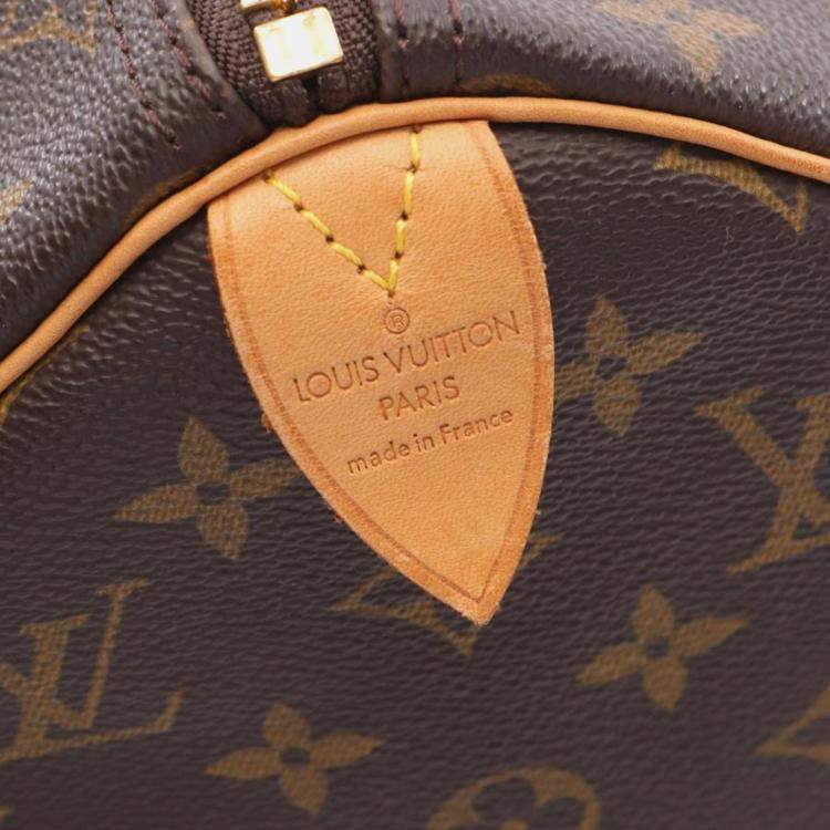 Pre Owned Louis Vuitton Keepall 45 Brown Monogram Canvas Travel Bag