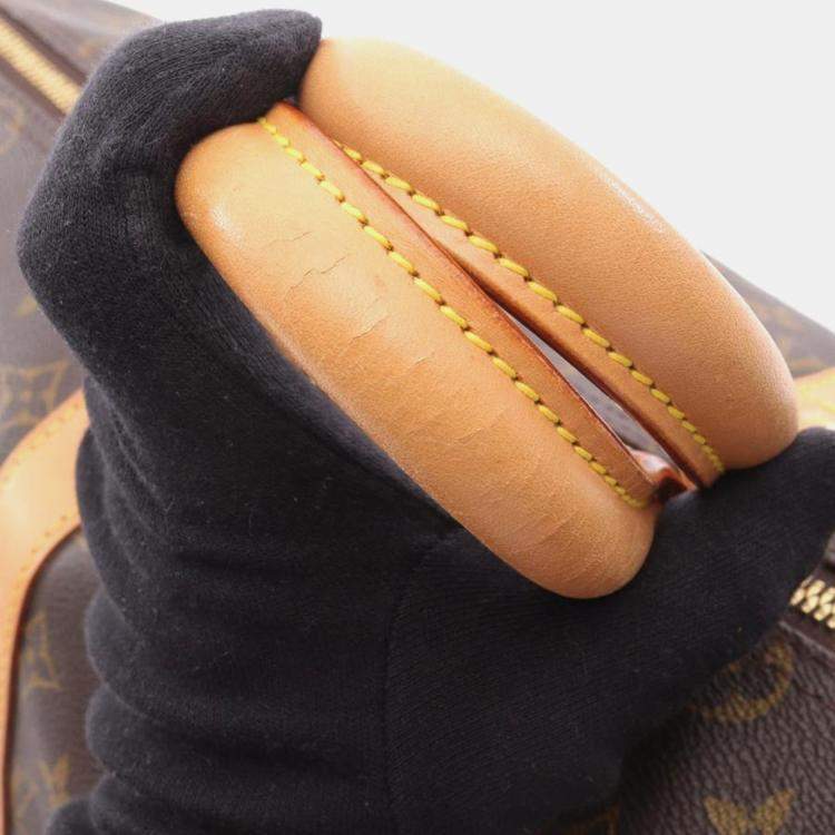 Pre Owned Louis Vuitton Keepall 45 Brown Monogram Canvas Travel Bag