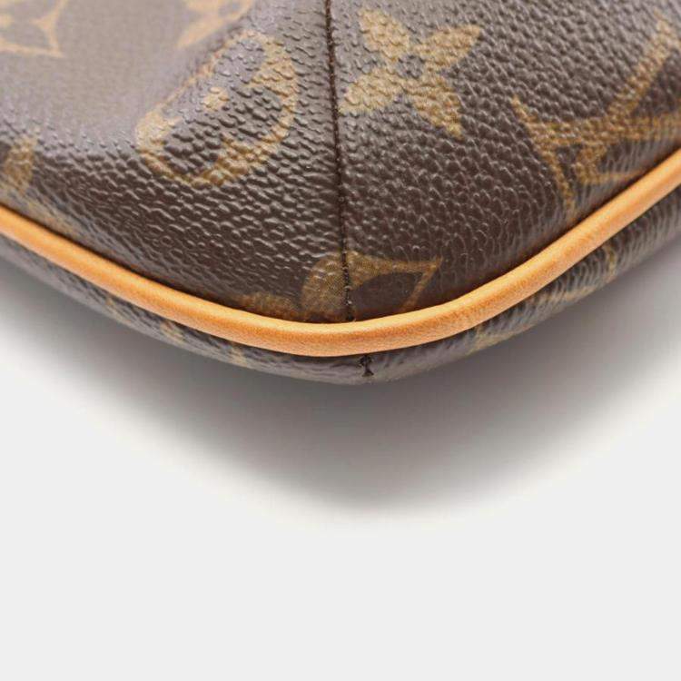 Pre Owned Louis Vuitton Musette Salsa Long Strap Brown Monogram Canvas Shoulder Bag