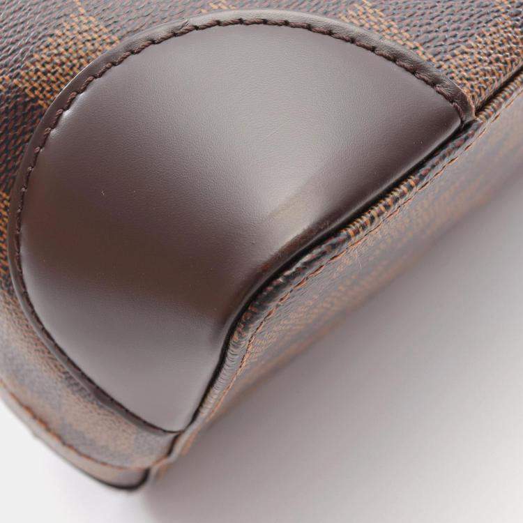 Pre Owned Louis Vuitton Hampstead PM Brown Damier Ebene Canvas Tote Bag
