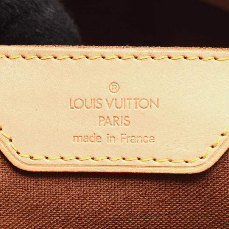 Pre Owned Louis Vuitton Carryall Brown Monogram Canvas Travel Bag