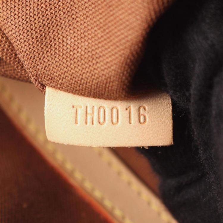 Pre Owned Louis Vuitton Carryall Brown Monogram Canvas Travel Bag
