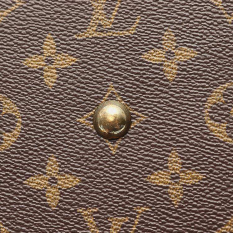 Pre Owned Louis Vuitton Carryall Brown Monogram Canvas Travel Bag