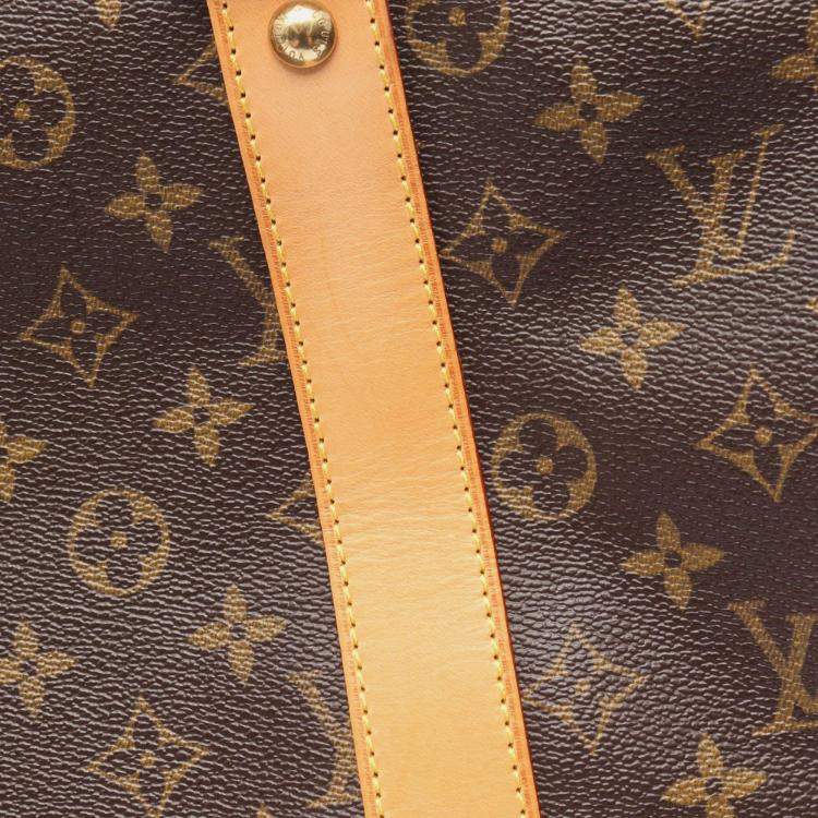 Pre Owned Louis Vuitton Carryall Brown Monogram Canvas Travel Bag