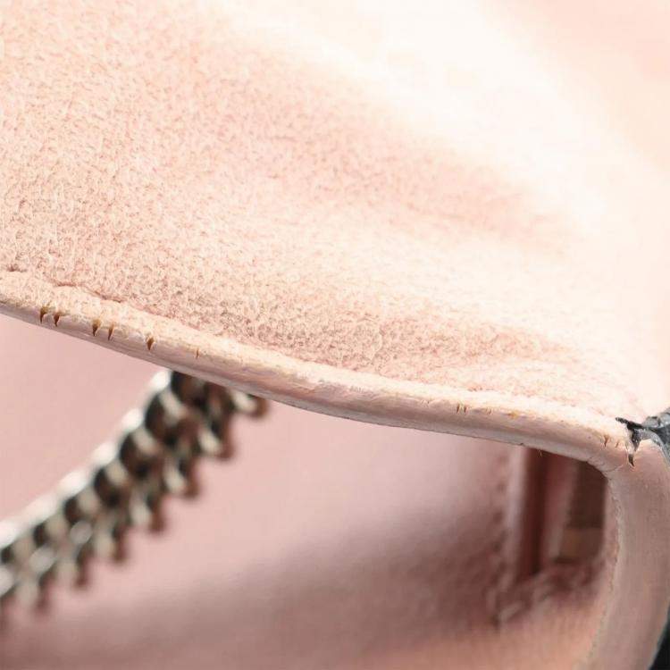 Pre Owned Louis Vuitton My Lockme BB Pink /Cream Leather Shoulder Bag