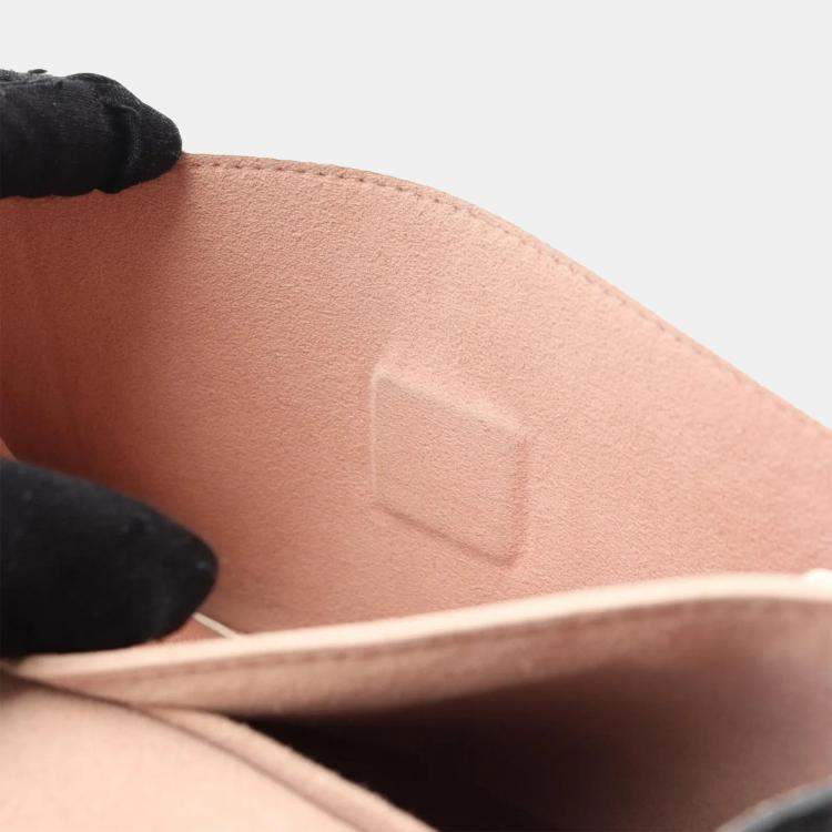 Pre Owned Louis Vuitton My Lockme BB Pink /Cream Leather Shoulder Bag