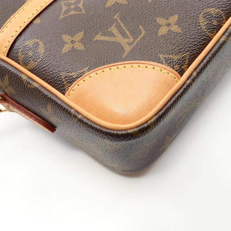 Pre Owned Louis Vuitton Trocadero 27 Brown Monogram Canvas Crossbody Bag