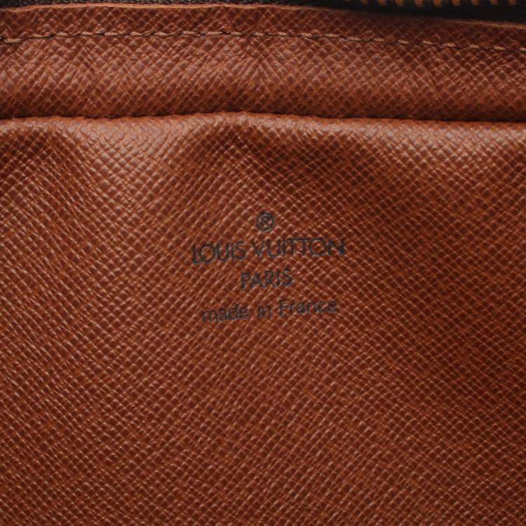 Pre Owned Louis Vuitton Pochette Marly Bandouliere Brown Monogram Canvas Crossbody Bag