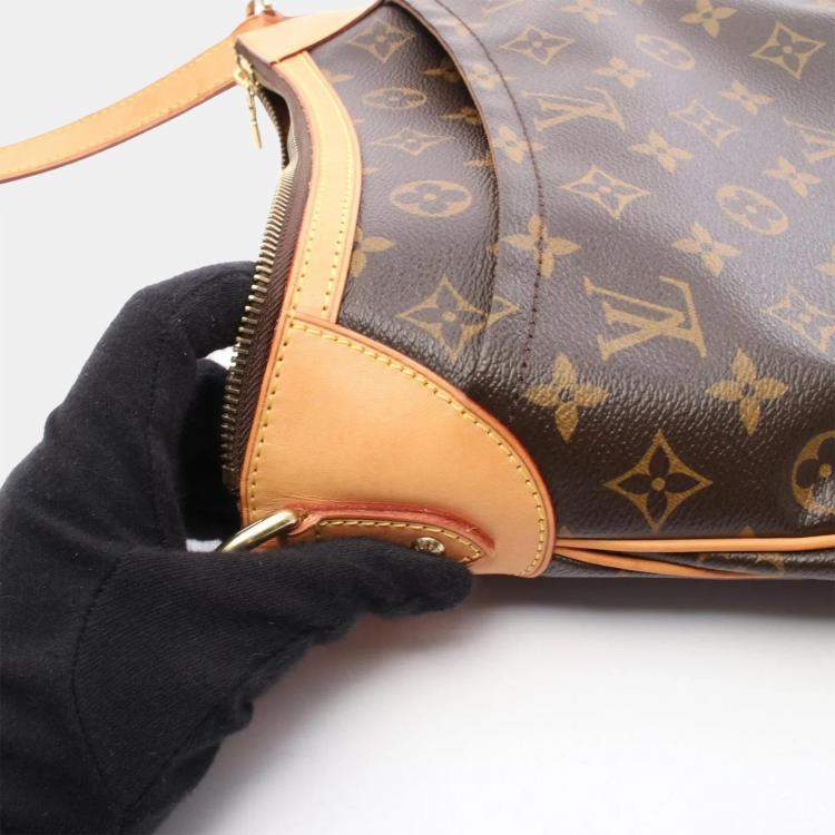 Pre Owned Louis Vuitton Odeon PM Brown Monogram Canvas Crossbody Bag