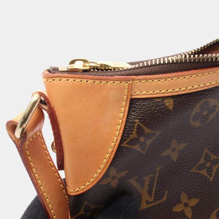 Pre Owned Louis Vuitton Odeon PM Brown Monogram Canvas Crossbody Bag