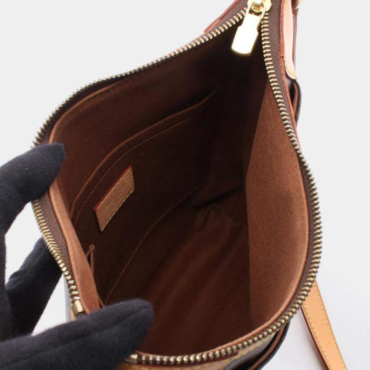 Pre Owned Louis Vuitton Odeon PM Brown Monogram Canvas Crossbody Bag