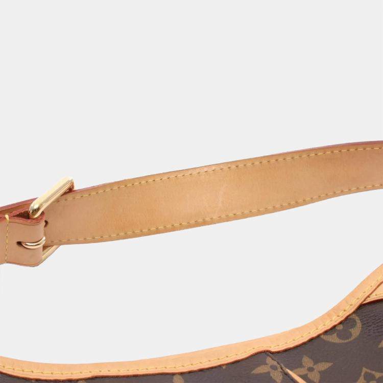 Pre Owned Louis Vuitton Galliera PM Brown Monogram Canvas Shoulder Bag