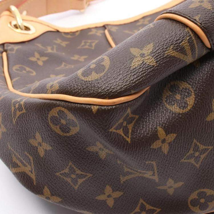 Pre Owned Louis Vuitton Galliera PM Brown Monogram Canvas Shoulder Bag
