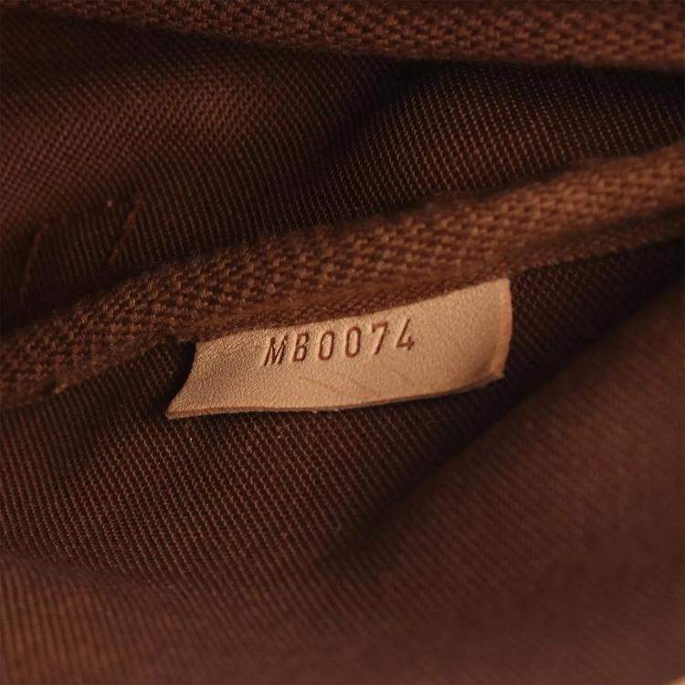 Pre Owned Louis Vuitton Saumur 30 Brown Monogram Canvas Crossbody Bag