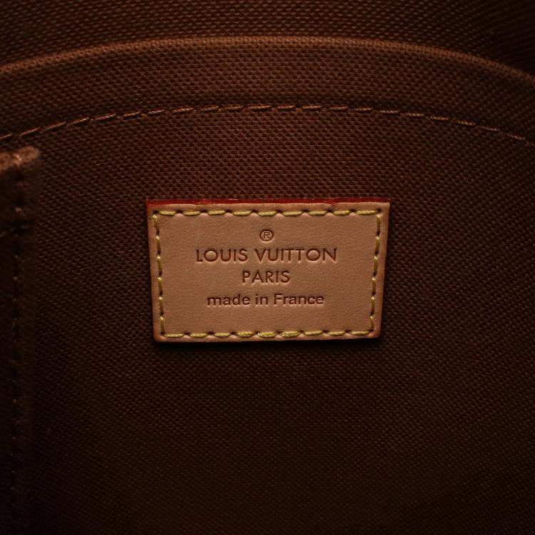 Pre Owned Louis Vuitton Odeon PM Brown Monogram Canvas Crossbody Bag