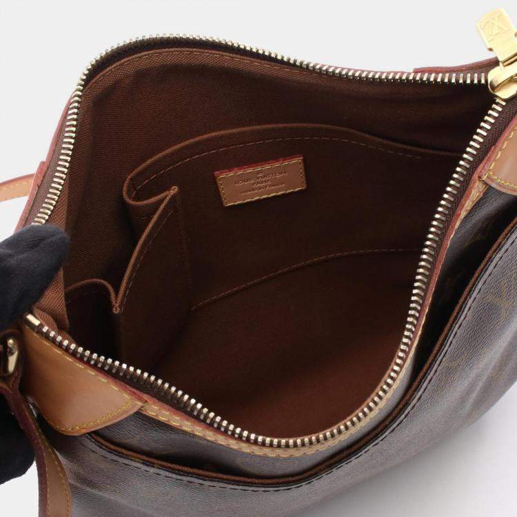 Pre Owned Louis Vuitton Odeon PM Brown Monogram Canvas Crossbody Bag