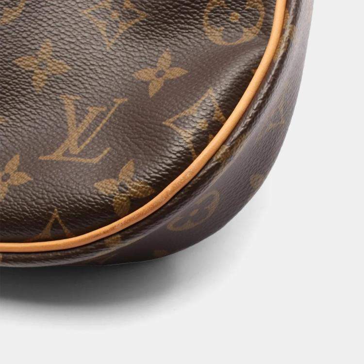 Pre Owned Louis Vuitton Odeon PM Brown Monogram Canvas Crossbody Bag