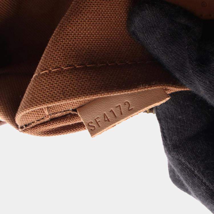 Pre Owned Louis Vuitton Odeon PM Brown Monogram Canvas Crossbody Bag