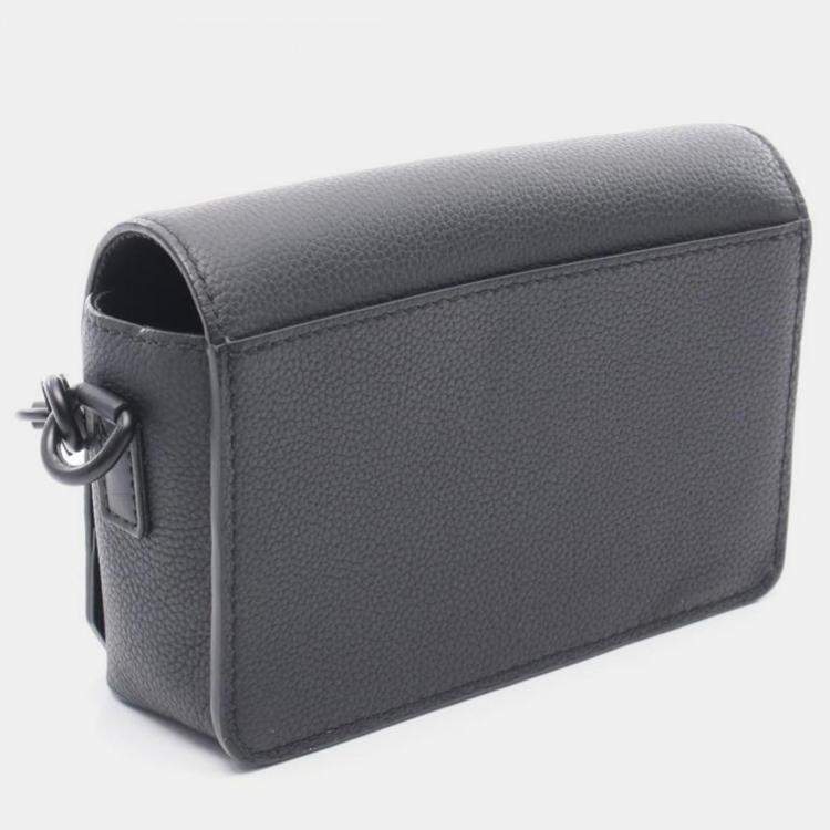 Pre Owned Louis Vuitton Fastline PM Black Aerogram Leather Wearable Wallet