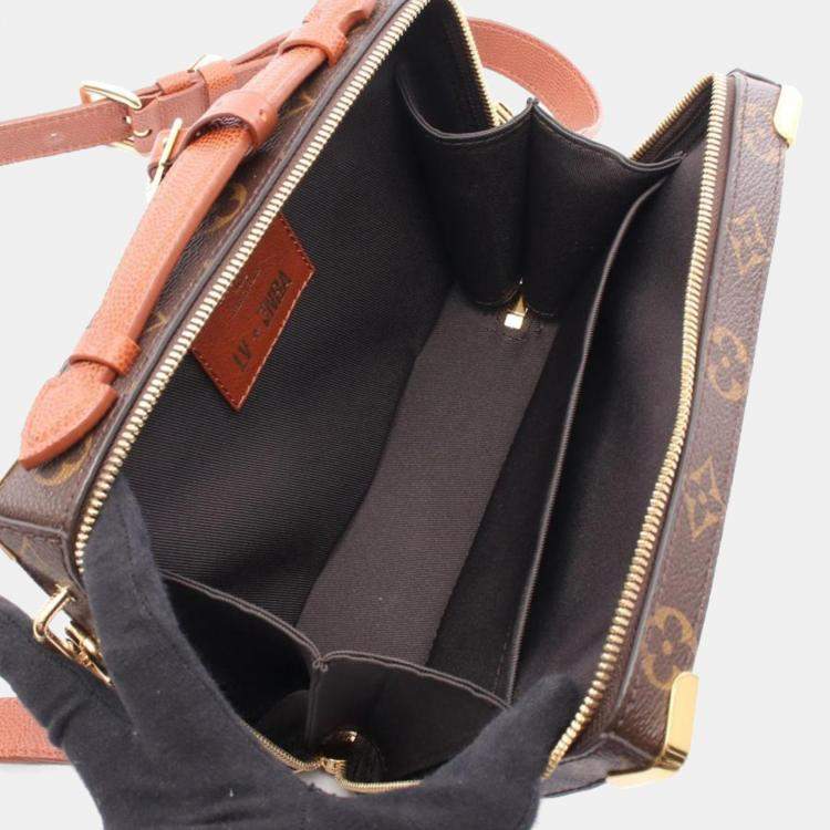 Pre Owned Louis Vuitton x NBA Soft Trunk Brown Monogram Canvas Crossbody Bag