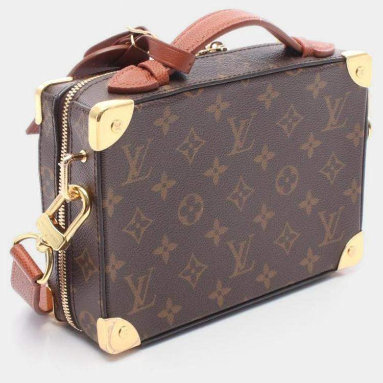 Pre Owned Louis Vuitton x NBA Soft Trunk Brown Monogram Canvas Crossbody Bag