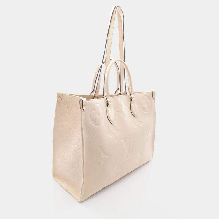 Pre Owned Louis Vuitton OnTheGo GM Monogram Empreinte Leather Tote Bag