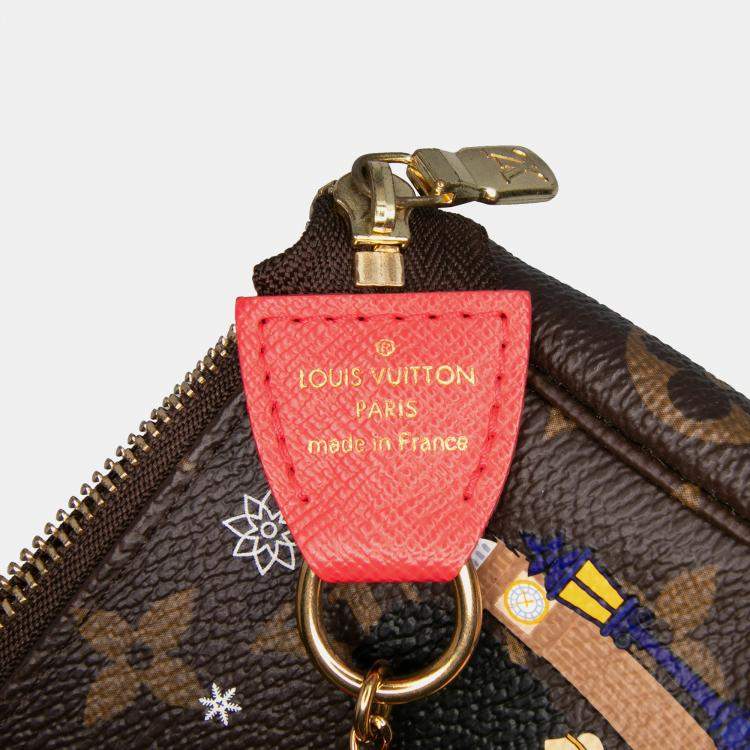 Pre Owned Louis Vuitton Brown Monogram Vivienne in London Mini Pochette Accessoires
