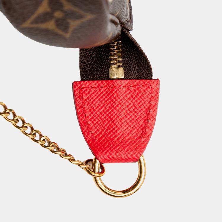 Pre Owned Louis Vuitton Brown Monogram Vivienne in London Mini Pochette Accessoires