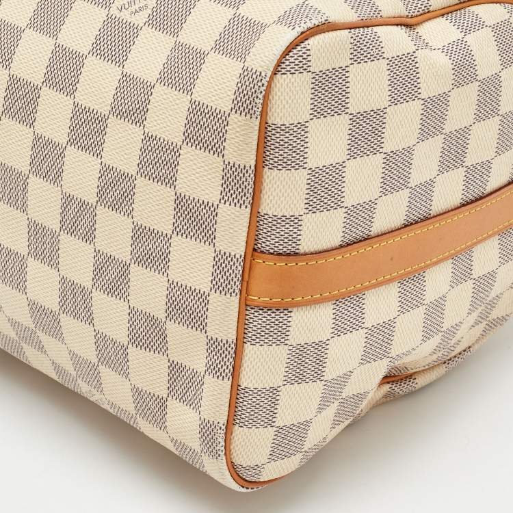 Pre Owned Louis Vuitton Damier Azur Canvas Speedy Bandoulière 30 Bag