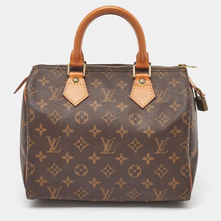 Pre Owned Louis Vuitton Monogram Canvas Speedy 25 Bag