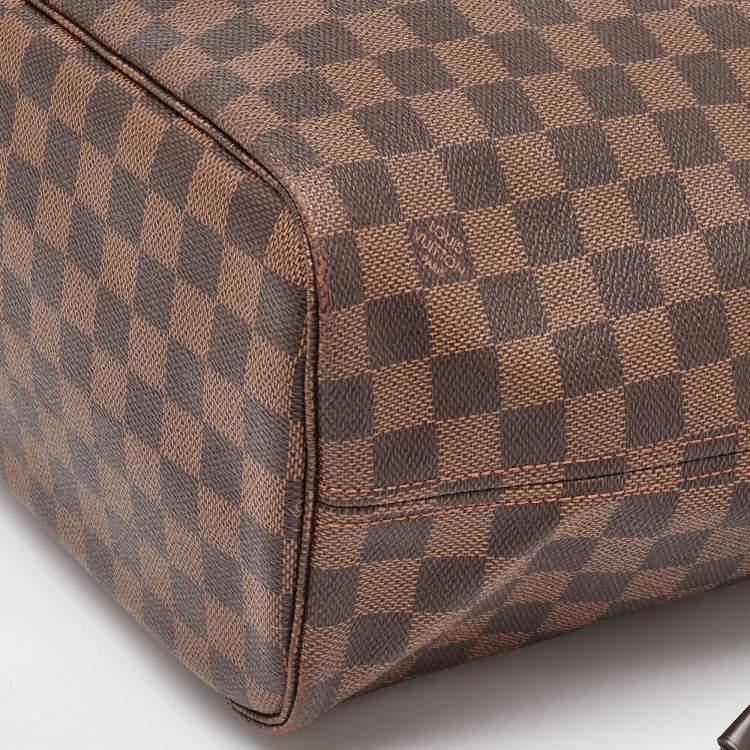 Pre Owned Louis Vuitton Damier Ebene Canvas Neverfull MM Bag