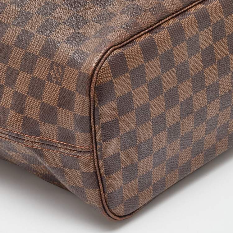 Pre Owned Louis Vuitton Damier Ebene Canvas Neverfull MM Bag