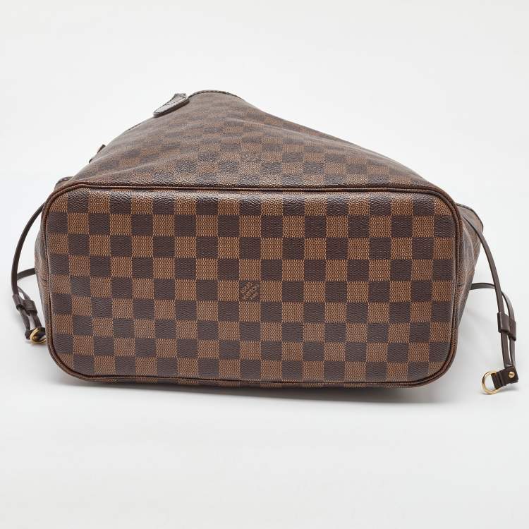 Pre Owned Louis Vuitton Damier Ebene Canvas Neverfull MM Bag