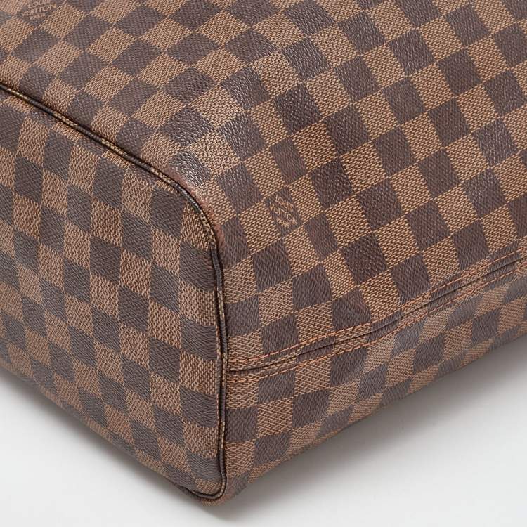 Pre Owned Louis Vuitton Damier Ebene Canvas Neverfull MM Bag
