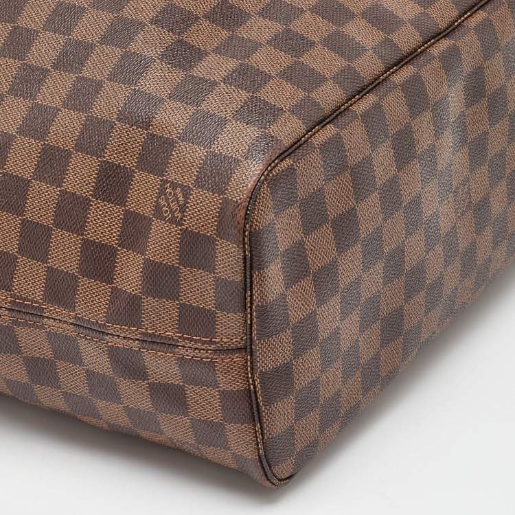 Pre Owned Louis Vuitton Damier Ebene Canvas Neverfull MM Bag