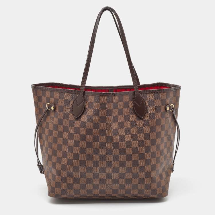 Pre Owned Louis Vuitton Damier Ebene Canvas Neverfull MM Bag