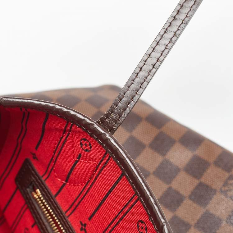 Pre Owned Louis Vuitton Damier Ebene Canvas Neverfull MM Bag