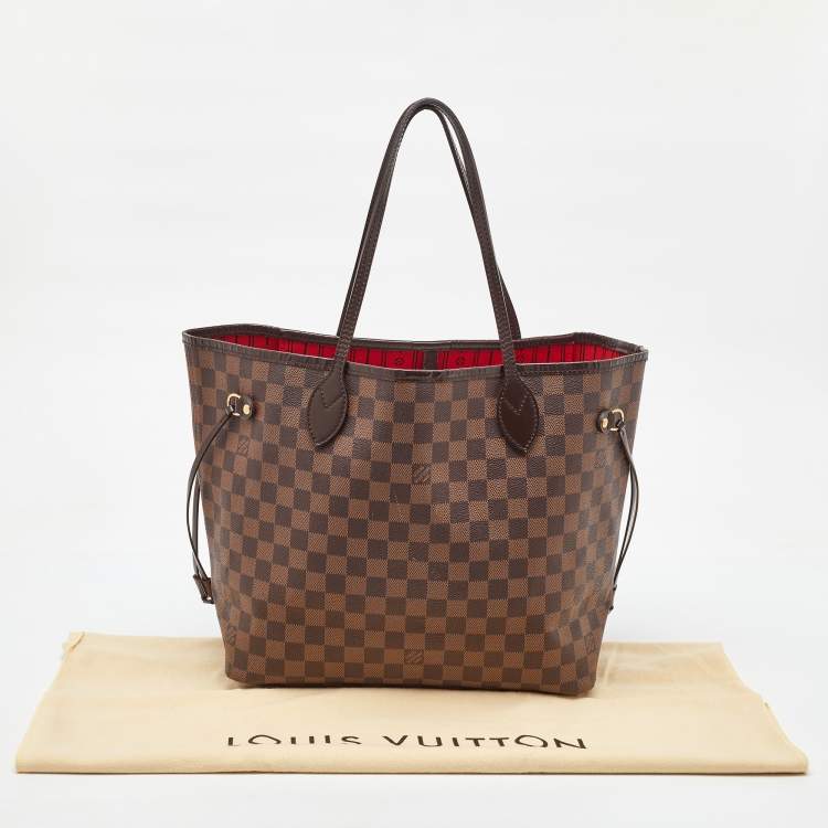 Pre Owned Louis Vuitton Damier Ebene Canvas Neverfull MM Bag
