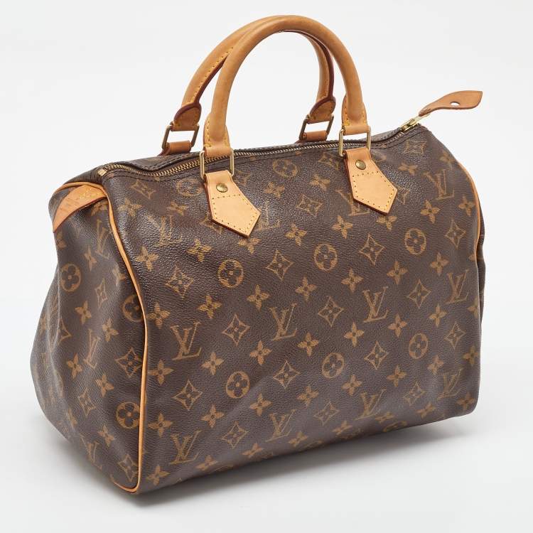 Pre Owned Louis Vuitton Monogram Canvas Speedy 30 Bag