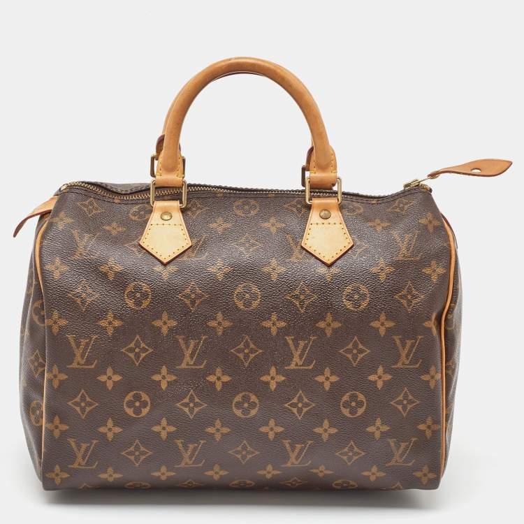 Pre Owned Louis Vuitton Monogram Canvas Speedy 30 Bag